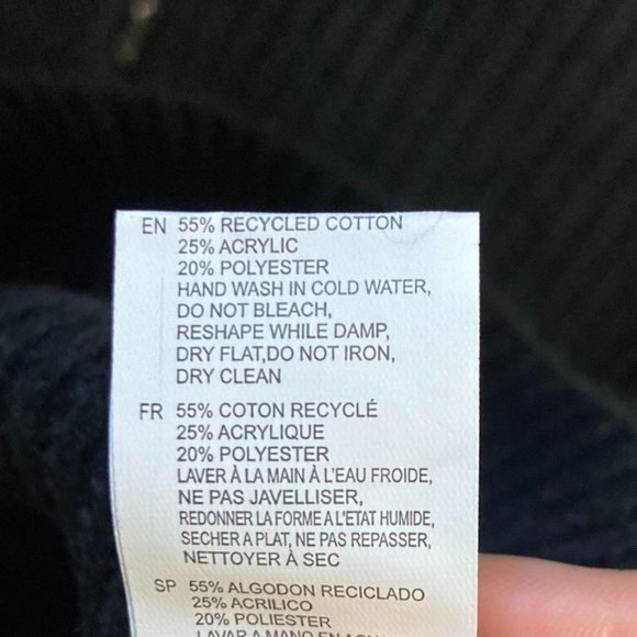 NWT CLOTH BY DESIGN Black Zip Up Sweater (M) - Picture 7 of 8